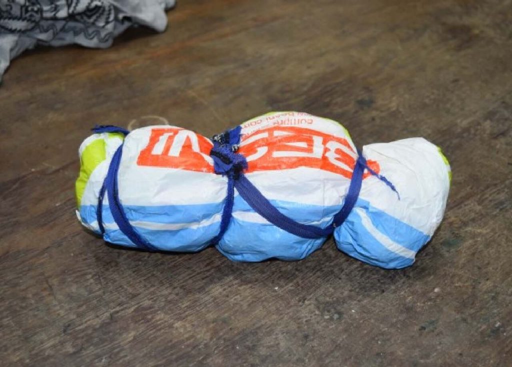 droga engolida por passageiro
