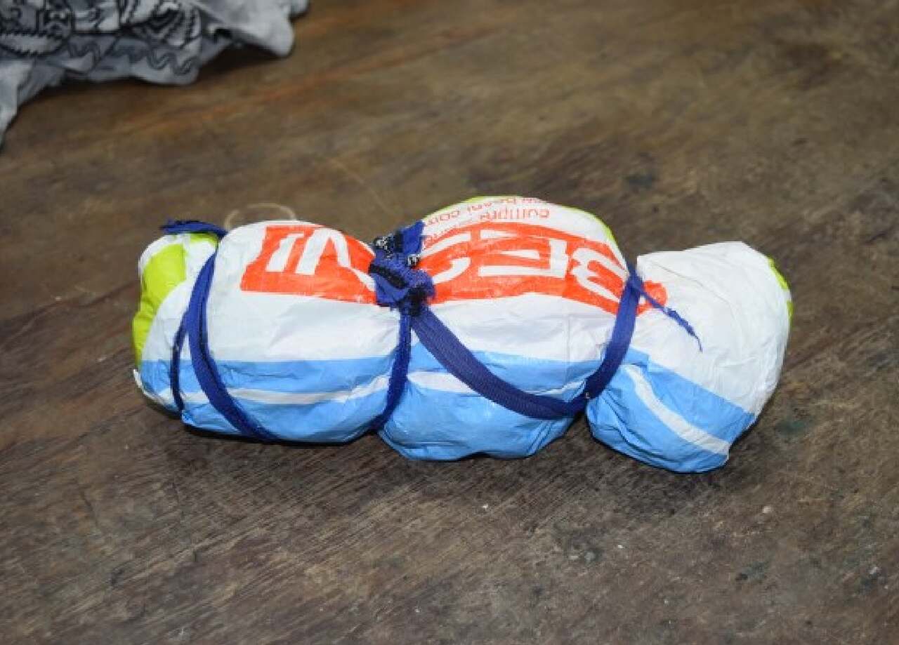 droga engolida por passageiro