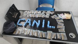 Apreensão de drogas com ajuda do Canil da GCM