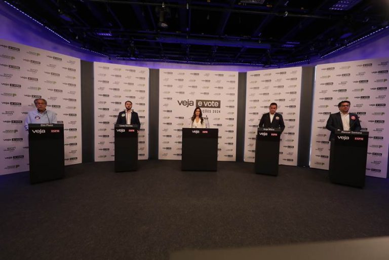 Debate candidatos à Prefeitura de Guarulhos da Veja