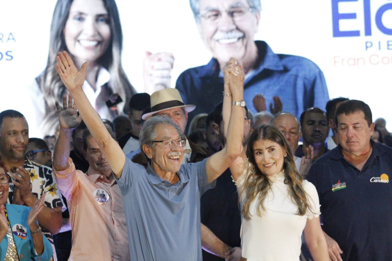 Elói Pietá e Fran Corrêa na convenção