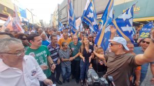 Elói Pietá no calçadão da Dom Pedro