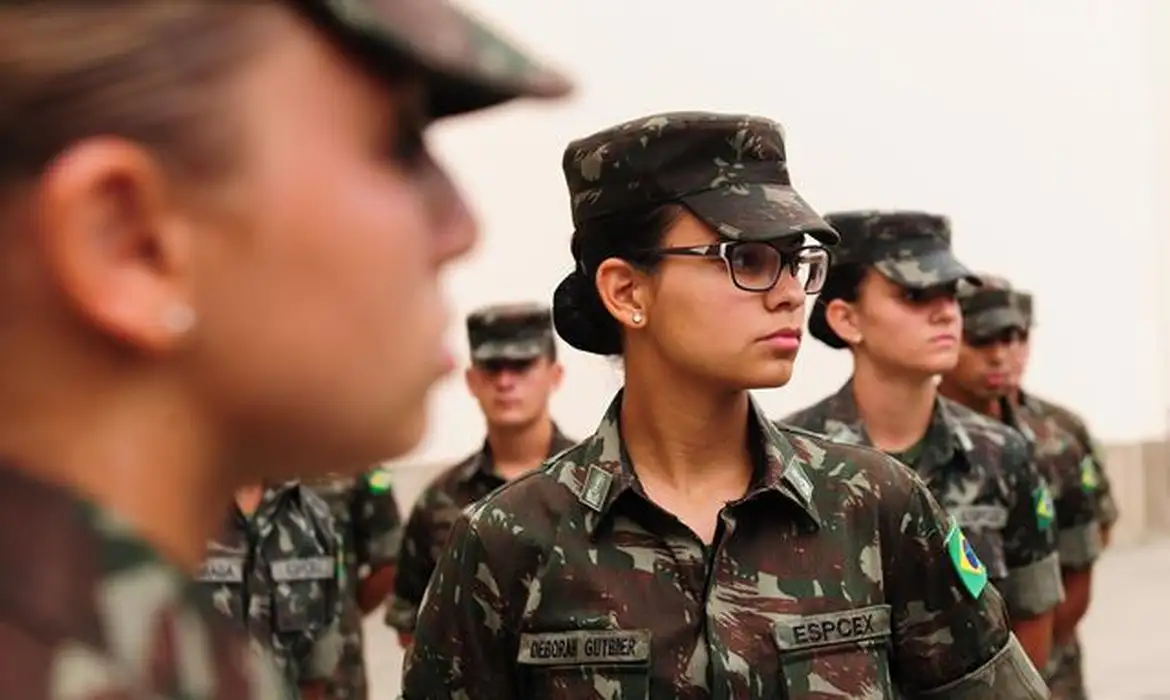 Mulheres no Exército x alistamento