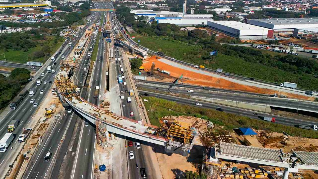 Obras da Via Dutra