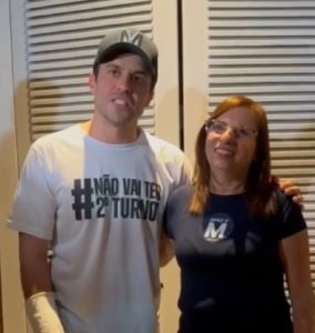 Pablo Marçal e Edna Sarlo