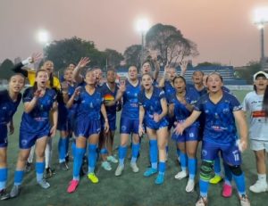 Time feminino da Favela São Rafael na Final da Taça das Favelas de SP