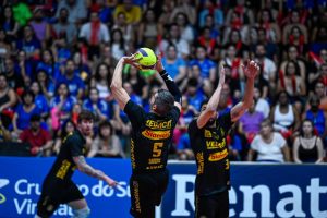 Vôlei Guarulhos em jogo em Campinas