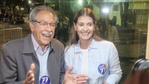 Elói Pietá e Fran Corrêa após confirmação de segundo turno