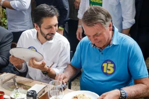 Ricardo Nunes e Jair Bolsonaro
