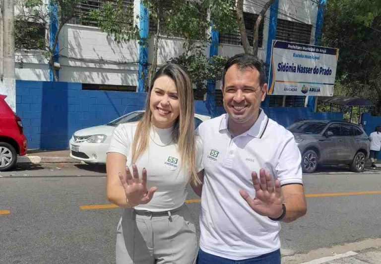 Rodolfo Machado e a esposa