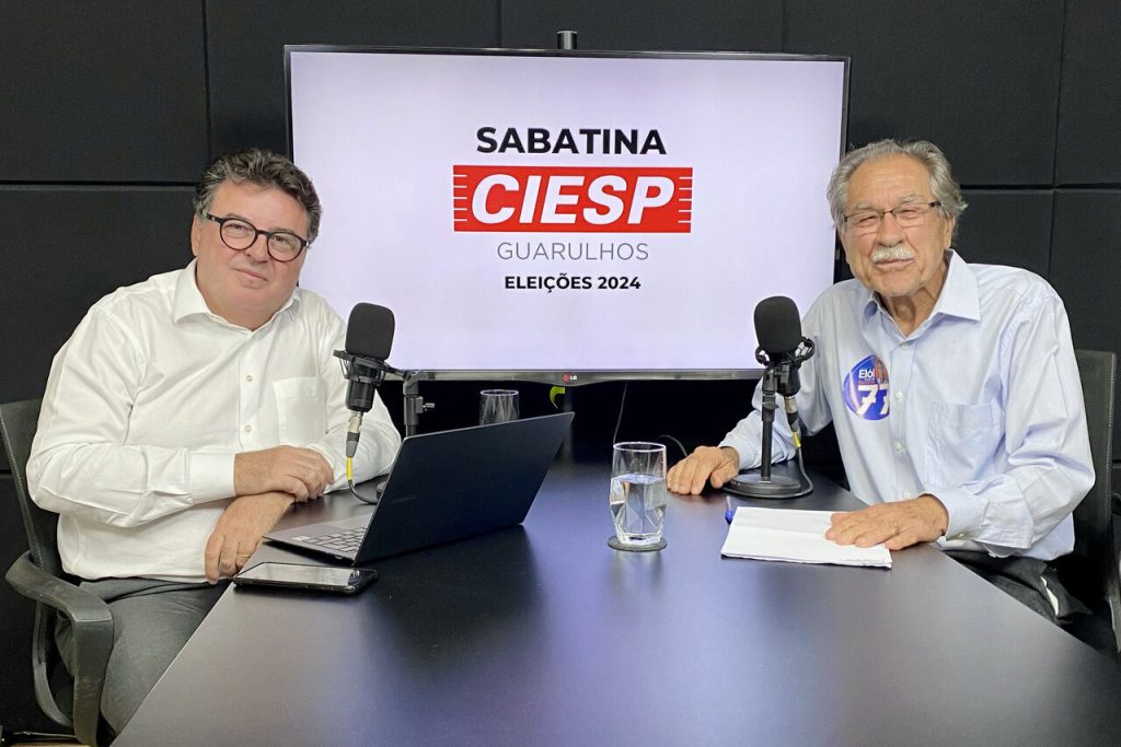 Maurício Colin e Elói Pietá em sabatina