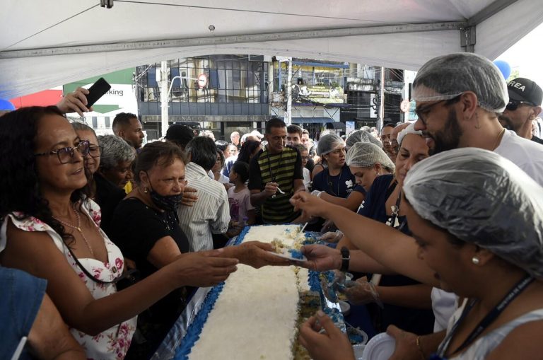 Bolo do aniversário de Guarulhos
