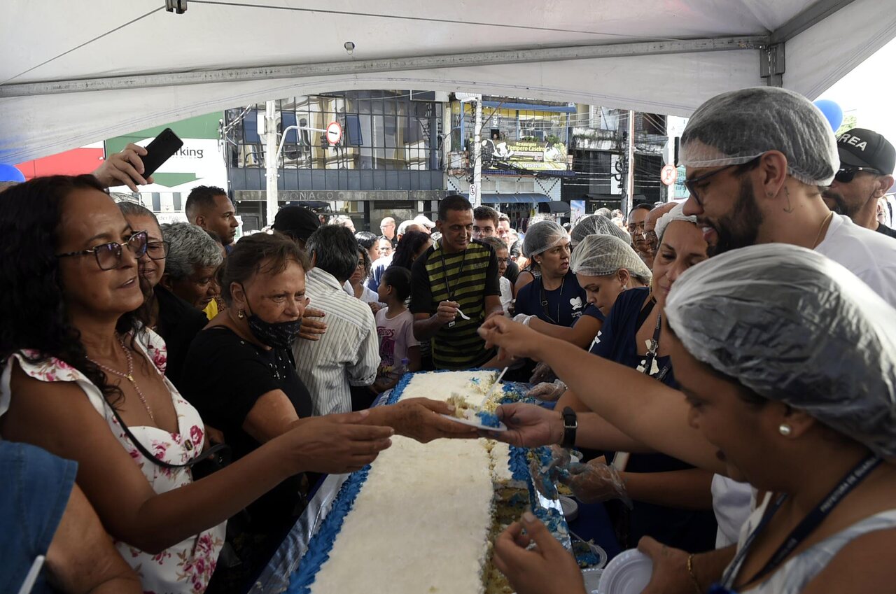 Bolo do aniversário de Guarulhos