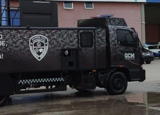 Caminhão da GCM para combater pancadões