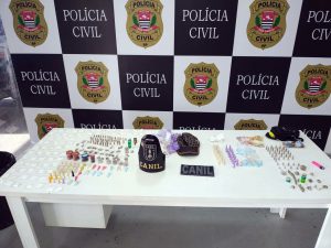 Entorpecentes apreendidos