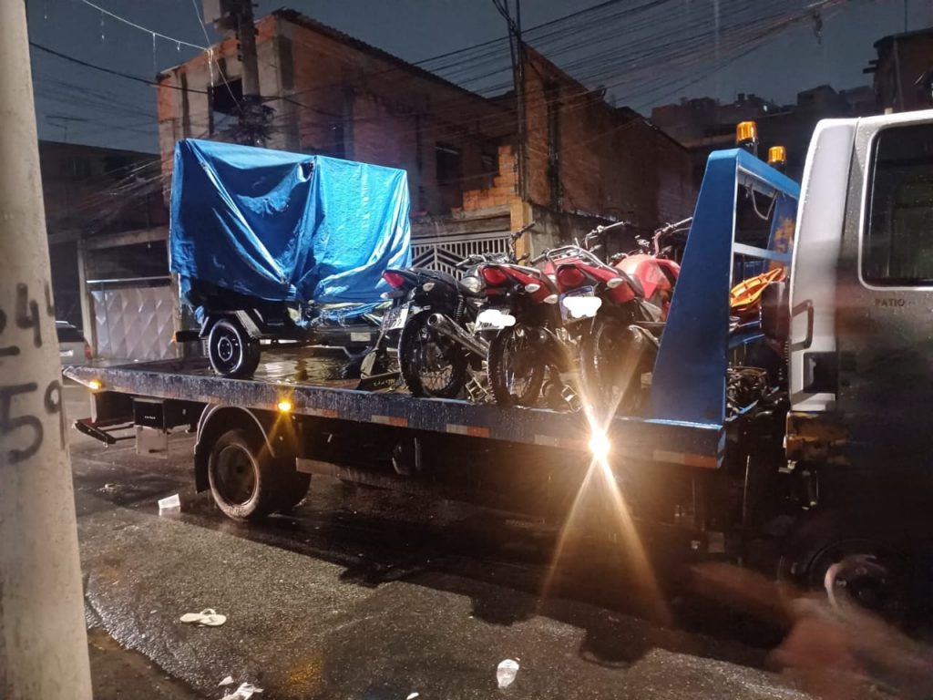 motocicletas apreendidas
