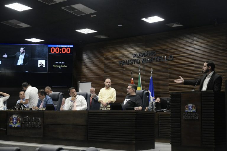 sessão da Câmara de Guarulhos