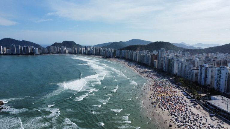 Orla Pitangueiras, no Guarujá
