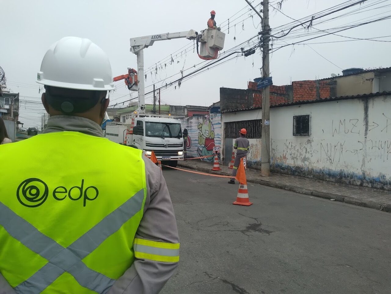 equipe de manutenção de EDP