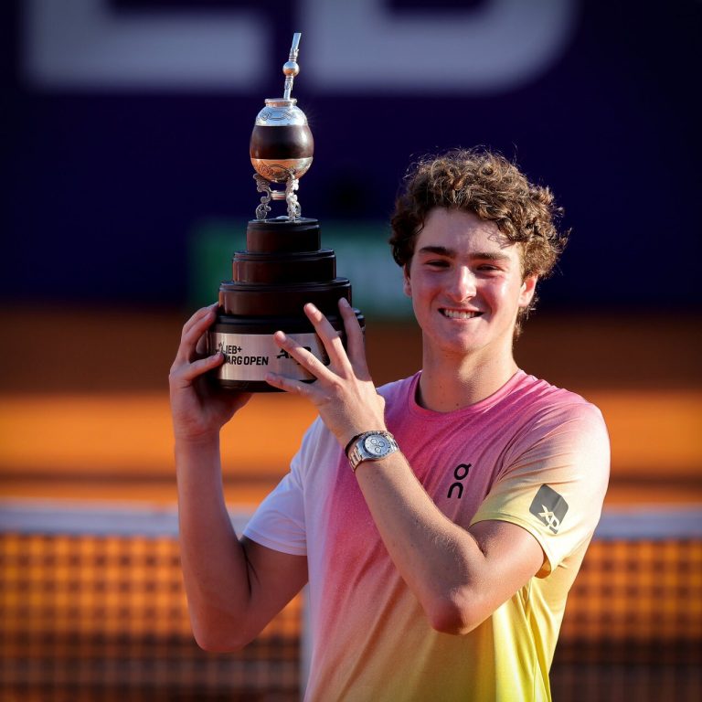 João Fonseca, tenista campeão do ATP de Buenos Aires