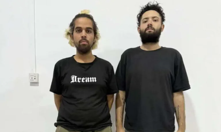 Luckas Viana dos Santos, e Phelipe de Moura Ferreira, escravizados em Mianmar