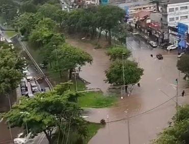 enchente na Vila Rio de Janeiro