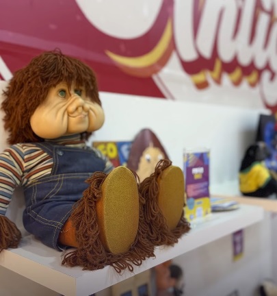 exposição de brinquedos antigos no Internacional Shopping
