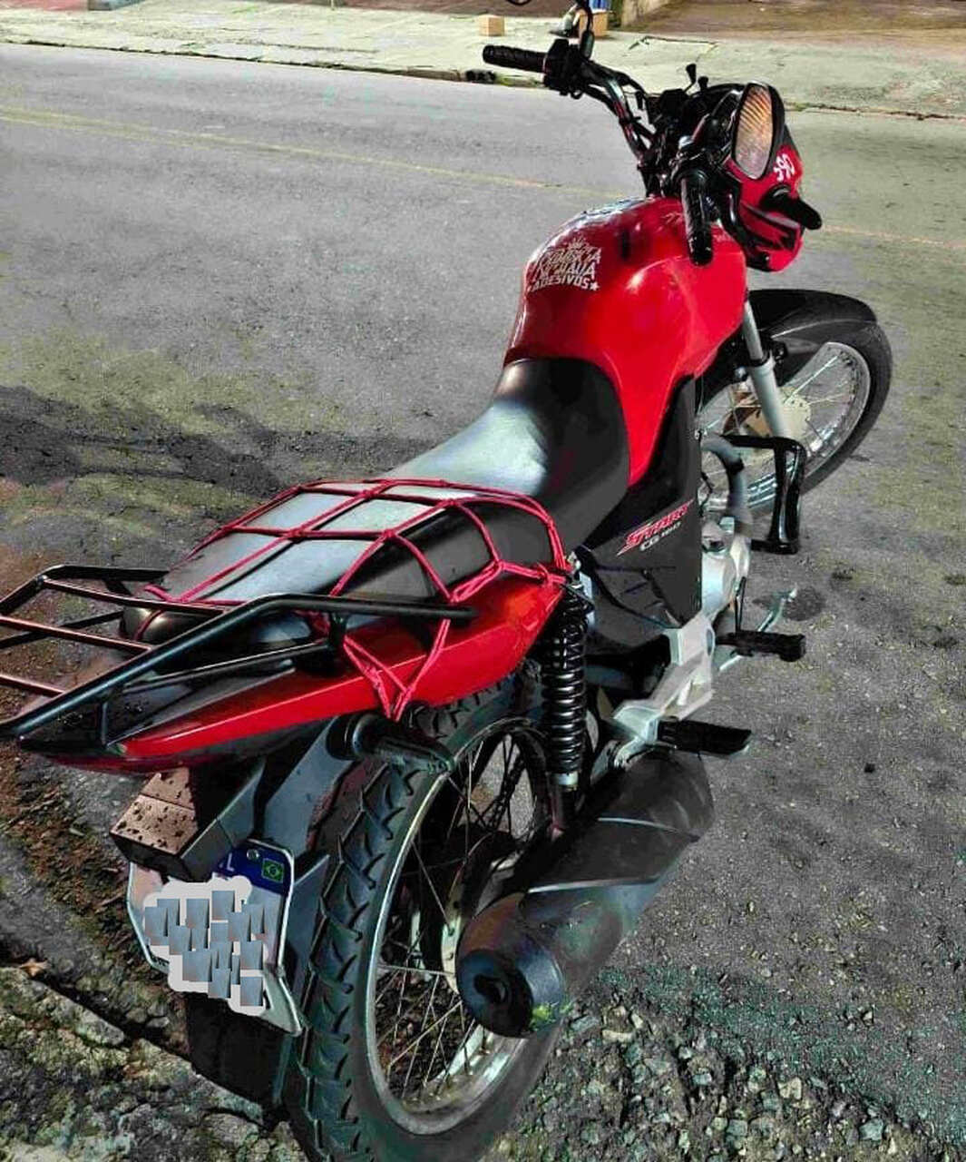 motocicleta apreendida