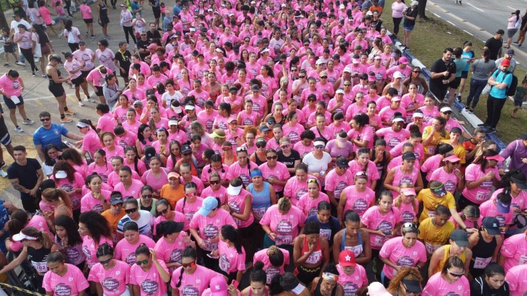 corrida e caminhada do batom