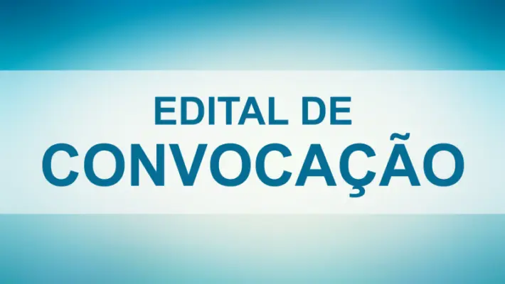 Edital de convocação