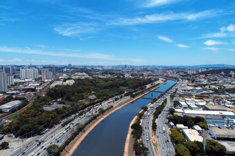 rio Tietê em São Paulo