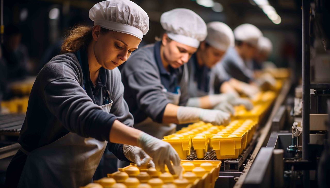 auxiliar de produção em empresa alimentícia