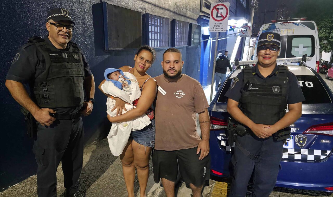 salvamento bebê
