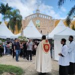 Procissão da padroeira na Paróquia Nossa Senhora de Fátima no Jardim Tranquilidade