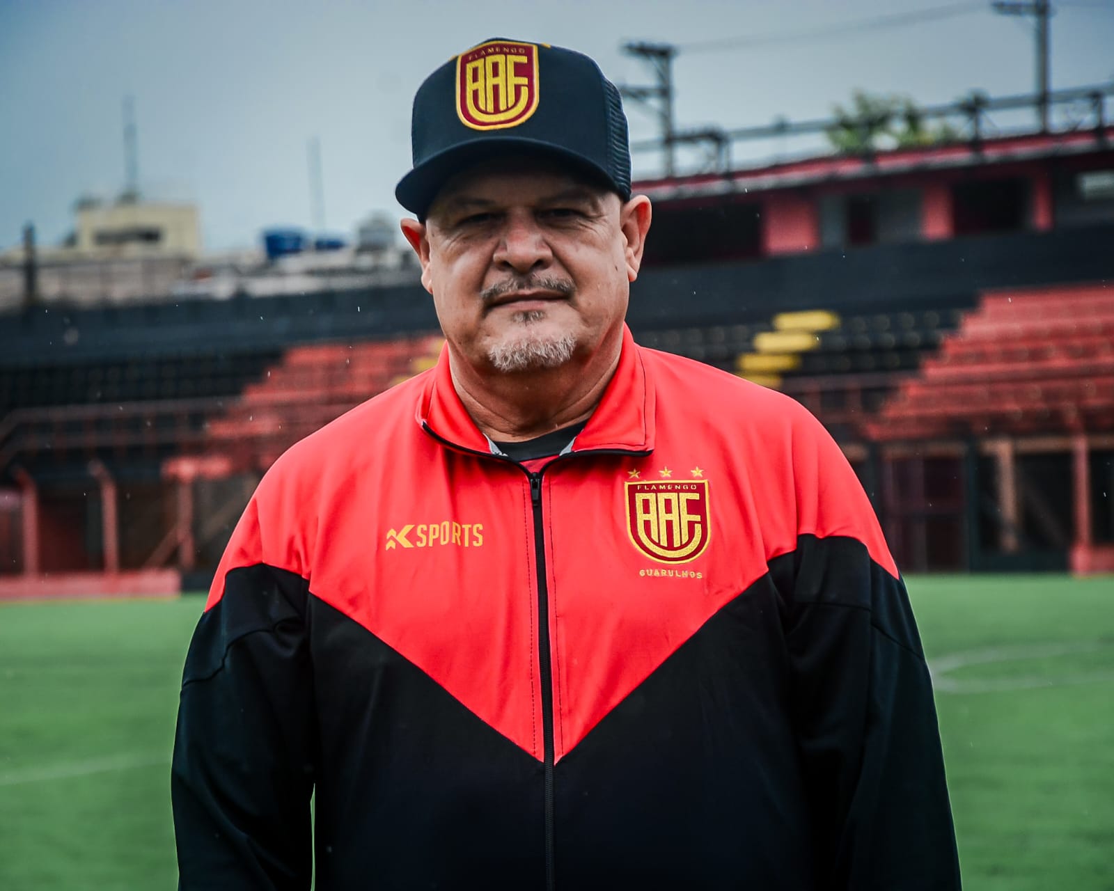 Edson Vieira, técnico do Flamengo de Guarulhos