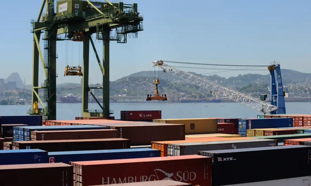 Exportações em Porto do Rio
