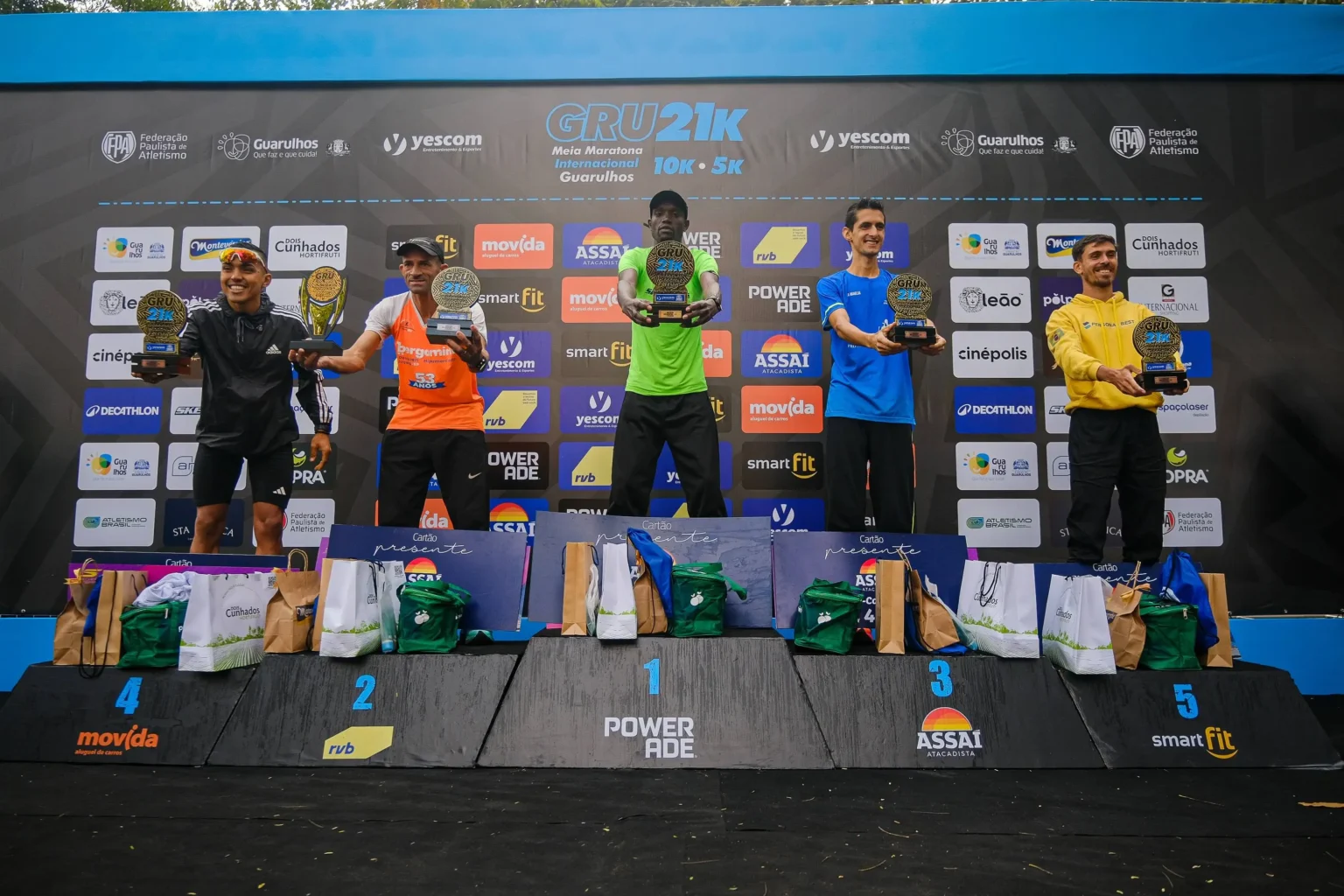 3ª Meia Maratona Internacional de Guarulhos - atletas vencedores 2025