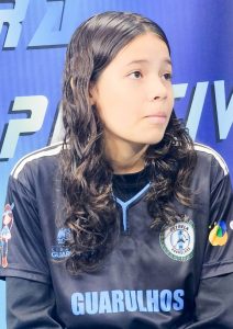 Atleta Lorena representando Guarulhos