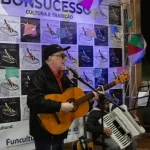 Banda tocando no Bonsucesso Cultura e tradicao