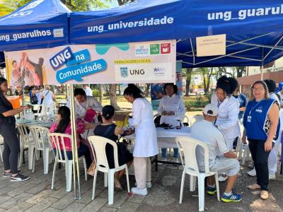 UNG realizando atendimento de forma gratuita