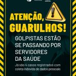 Alerta da Prefeitura de Guarulhos sobre golpistas