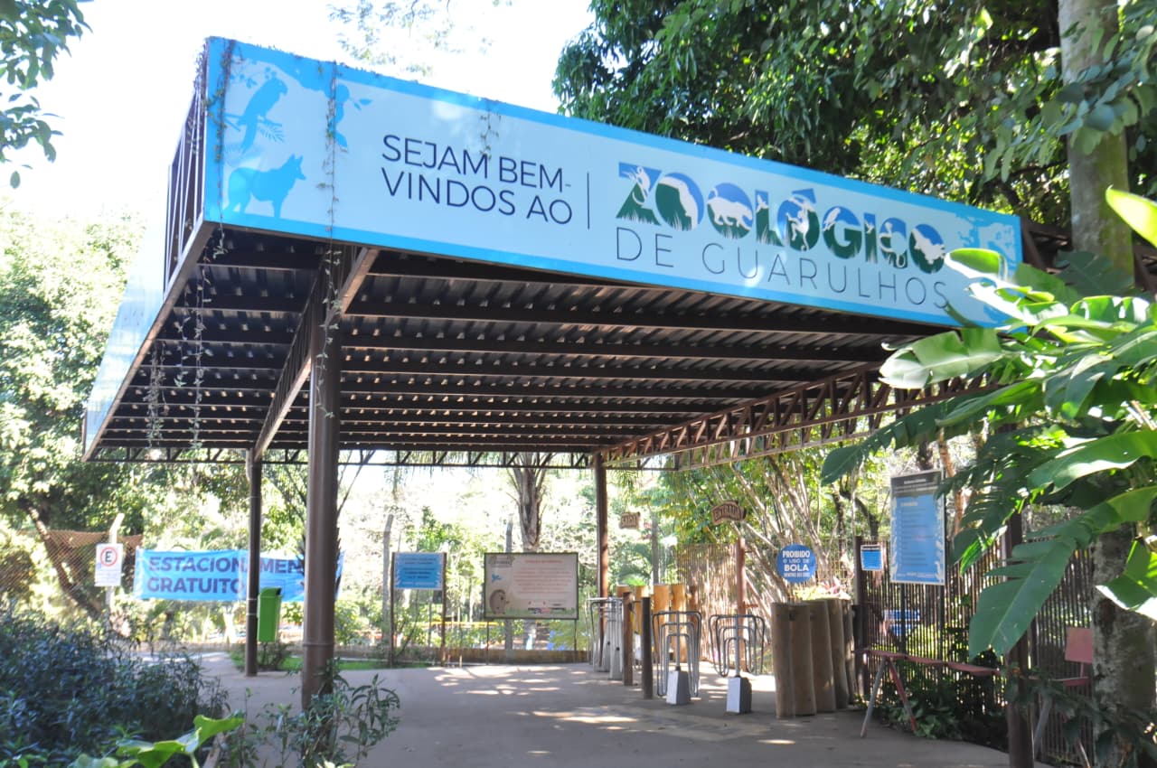 Entrada do Zoológico de Guarulhos