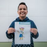 Desenho de Andrey Nicollas Santos Regis, de 10 anos, venceu