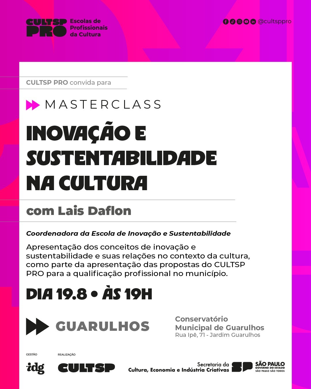 Eventos culturais gratuitos