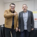 Maurício Colin e Sérgio Matos, do Ciesp Guarulhos