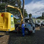 Novos pontos de descarte e primeiro caminhão de coleta seletiva 100_ elétrico