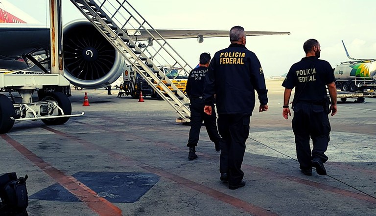 PF no Aeroporto de Guarulhos