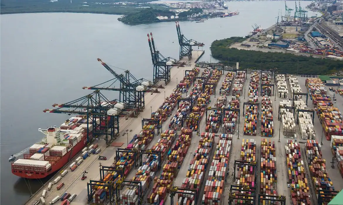 Porto de Santos - Exportações brasileiras