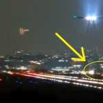 Um dos vídeos em que quase há a colisão entre aviões no GRU Airport