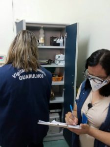 Agentes da Vigilância Sanitária em Guarulhos